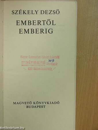 Embertől emberig