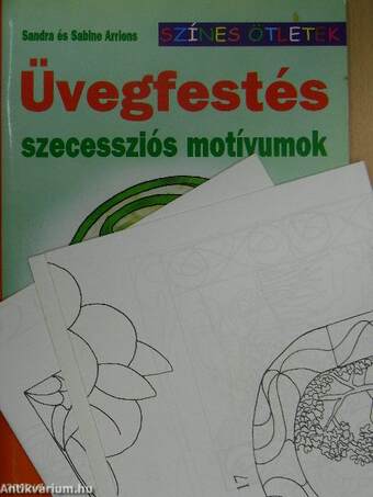 Üvegfestés - Szecessziós motívumok