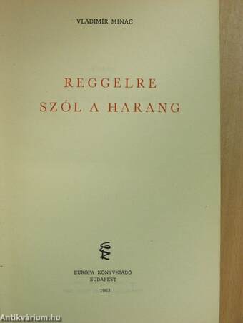 Reggelre szól a harang