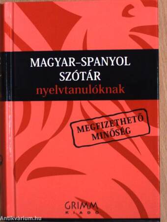 Magyar-spanyol szótár nyelvtanulóknak