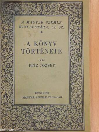 A könyv története