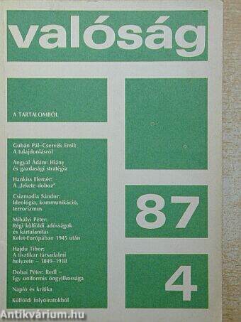 Valóság 1987. április