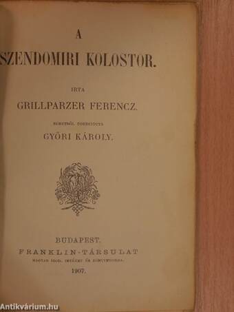 A szendomiri kolostor