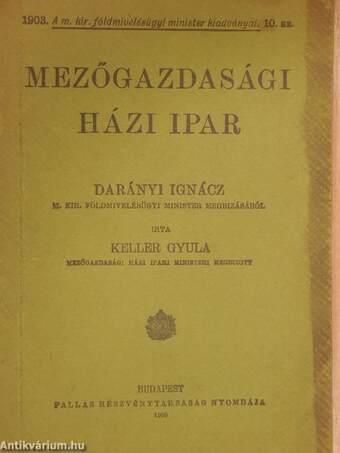 Mezőgazdasági házi ipar