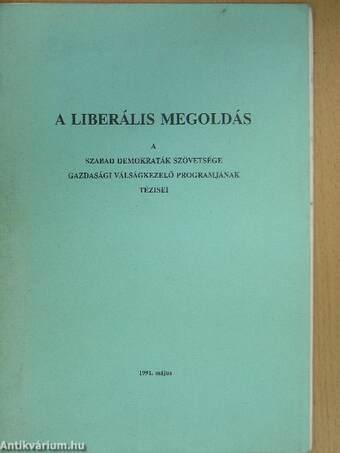 A liberális megoldás