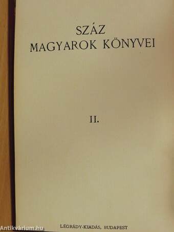 Száz magyarok könyvei II.