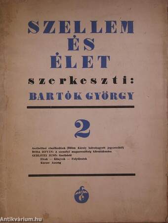 Szellem és Élet 1937/2.