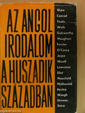 Az angol irodalom a huszadik században I-II.