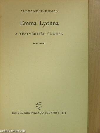 Emma Lyonna I-II.