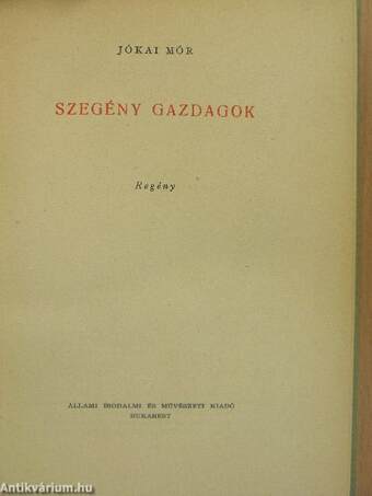 Szegény gazdagok