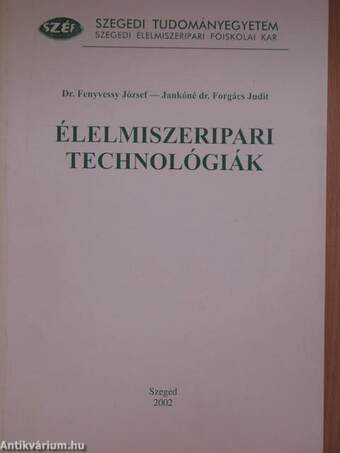 Élelmiszeripari technológiák