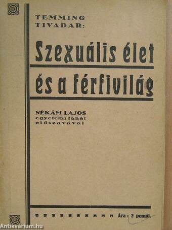 Szexuális élet és a férfivilág