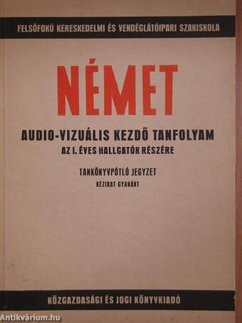 Német audio-vizuális kezdő tanfolyam