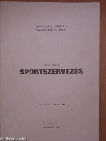 Sportszervezés