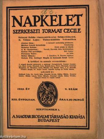 Napkelet 1935. szeptember 1.