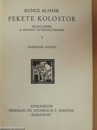 Fekete kolostor I-II.