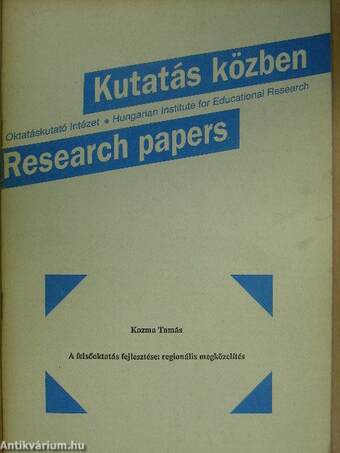 A felsőoktatás fejlesztése: regionális megközelítés