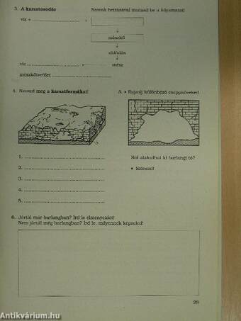 Földrajzi munkafüzet 11-12 éveseknek