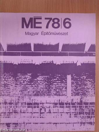 Magyar Építőművészet 1978/6.