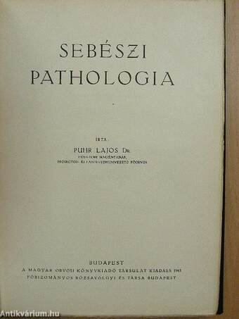 Sebészi pathologia