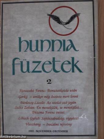 Hunnia füzetek 1989. november-december