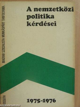 A nemzetközi politika kérdései 1975-1976