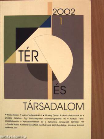 Tér és Társadalom 2002/1-4.