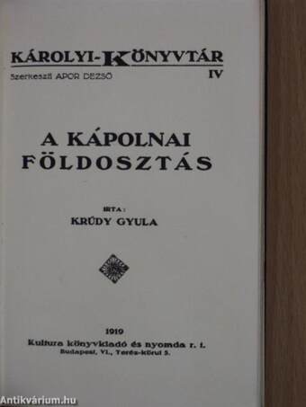 A kápolnai földosztás