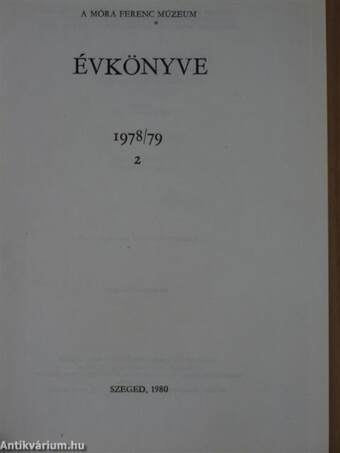 A Móra Ferenc Múzeum Évkönyve 1978/79-2.