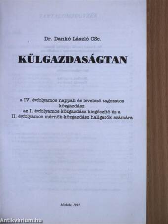 Külgazdaságtan