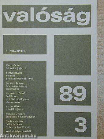 Valóság 1989. március