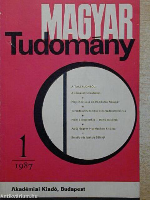 Magyar Tudomány 1987. január