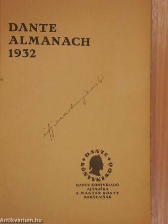 Dante Almanach 1932