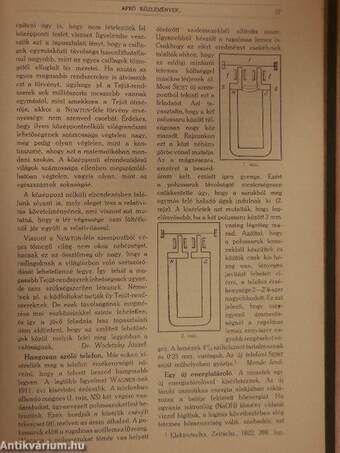 Természettudományi Közlöny 1923. január-december/Pótfüzetek a Természettudományi Közlönyhöz 1923. január-december