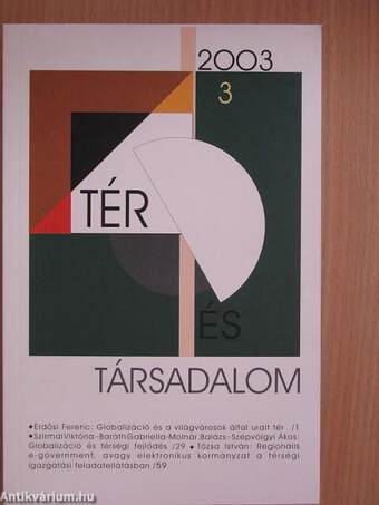 Tér és Társadalom 2003/3.