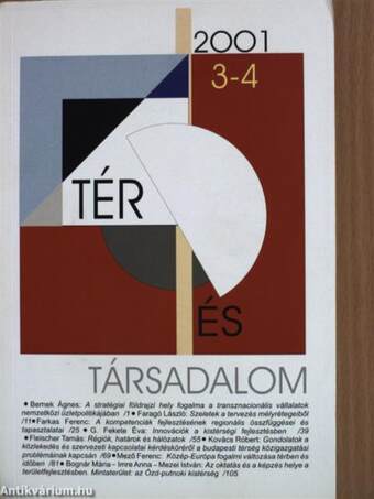 Tér és Társadalom 2001/3-4.