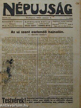 Népujság 1925. január 4-december 27.