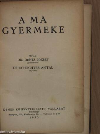 A ma gyermeke