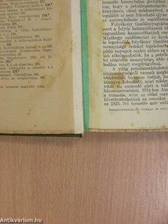 Természettudományi Közlöny 1926. január-december/Pótfüzetek a Természettudományi Közlönyhöz 1926. január-december