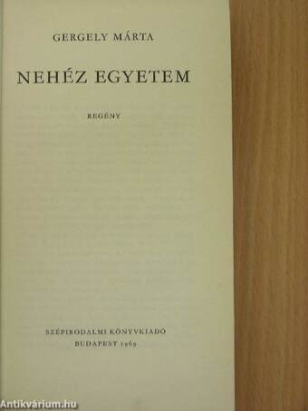 Nehéz egyetem