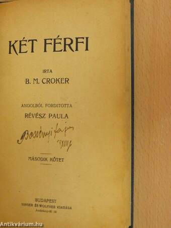 Két férfi I-II.