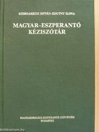 Magyar-eszperantó kéziszótár