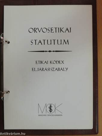 Orvosetikai statutum