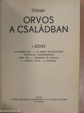 Orvos a családban I-V.