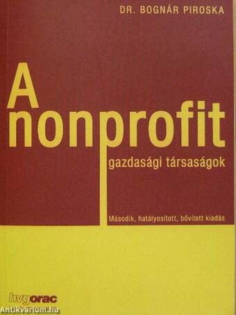 A nonprofit gazdasági társaságok