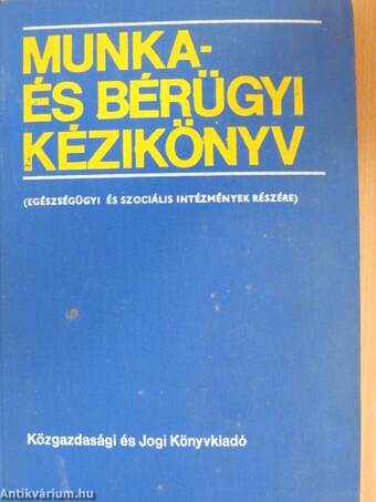 Munka- és bérügyi kézikönyv