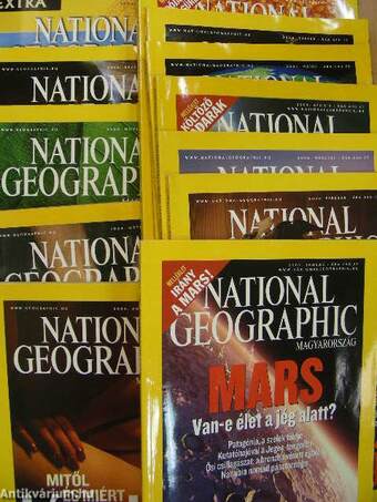 National Geographic Magyarország 2004. (nem teljes évfolyam) + különszám