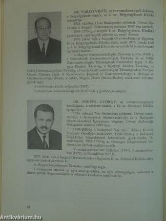 A Szegedi Orvostudományi Egyetem Évkönyve 1972/73-1973/74.