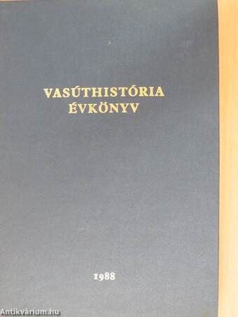 Vasúthistória évkönyv 1988