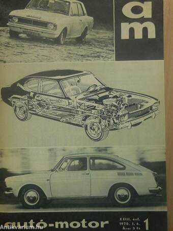 Autó-Motor 1970. (nem teljes évfolyam)